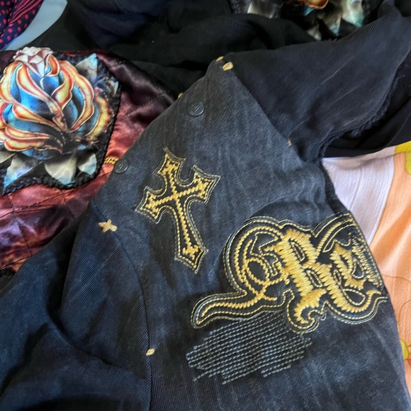 REMETEE of LA hooded  jacket. Seriously beautiful!! Satin embroidered Small - Picture 10 of 16